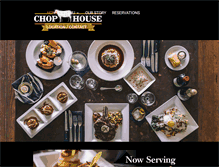 Tablet Screenshot of chophouseonthebricks.com